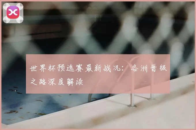 世界杯预选赛最新战况：各洲晋级之路深度解读