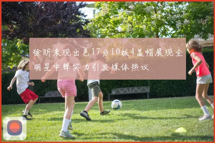 徐昕表现出色17分10板4盖帽展现全明星中锋实力引发媒体热议