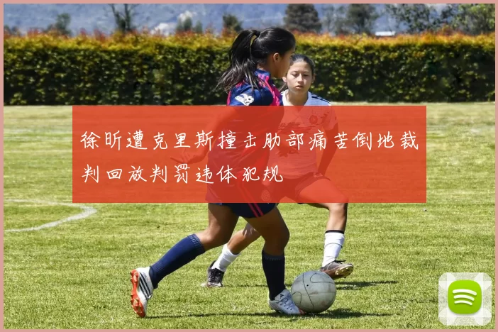 徐昕遭克里斯撞击肋部痛苦倒地裁判回放判罚违体犯规